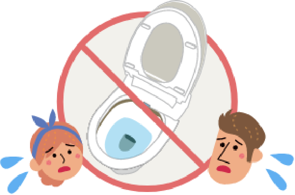 過去の災害であったトイレの問題