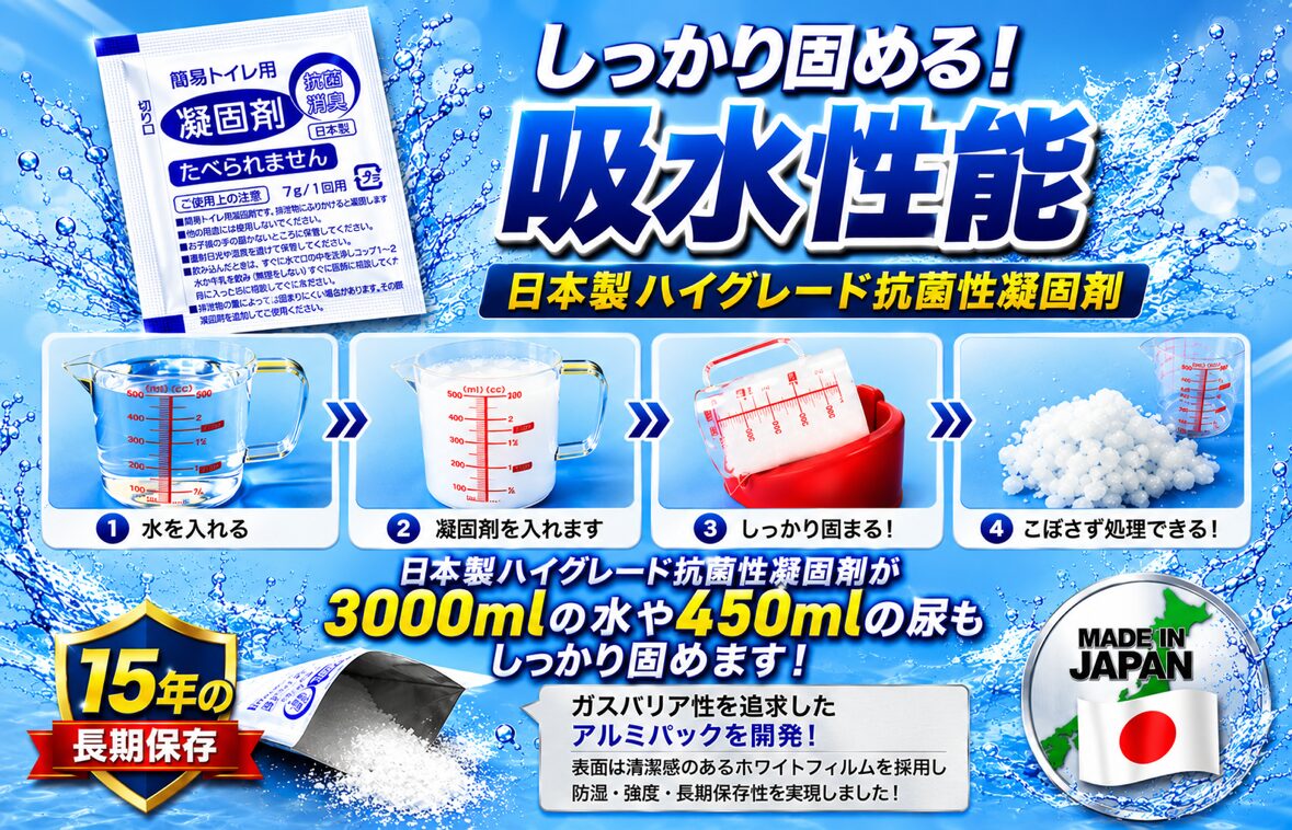 凝固剤の性能